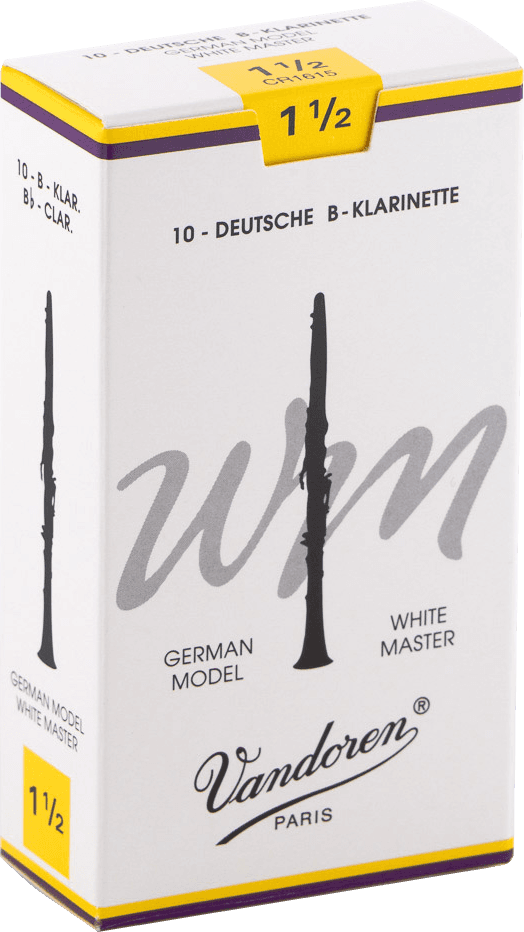 Vandoren CR1615 White Master Rieten voor Bb-klarinet 1,5 - 10 stuks