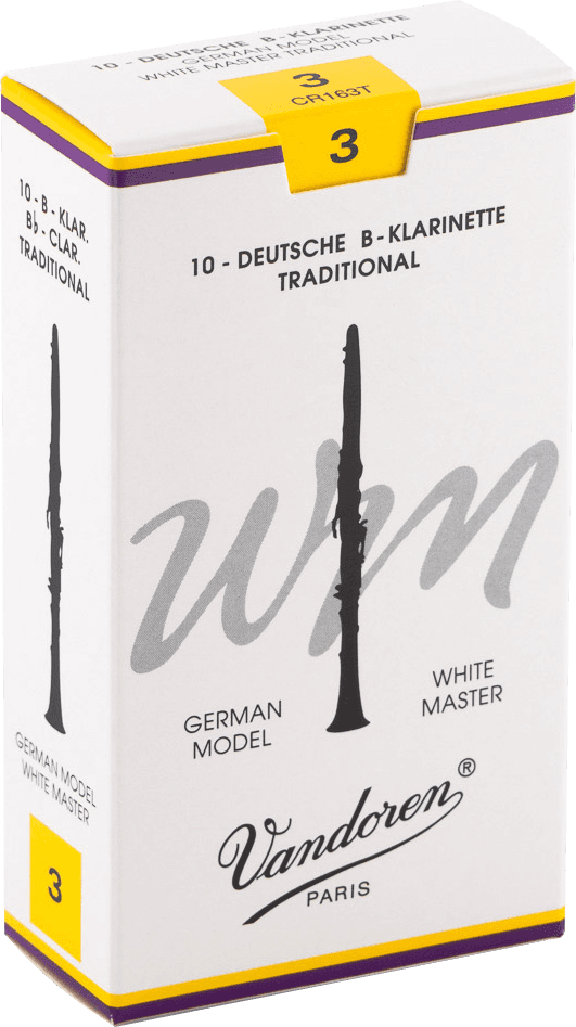 Vandoren CR163T White Master Rieten voor Bb-klarinet 3 - 10 stuks