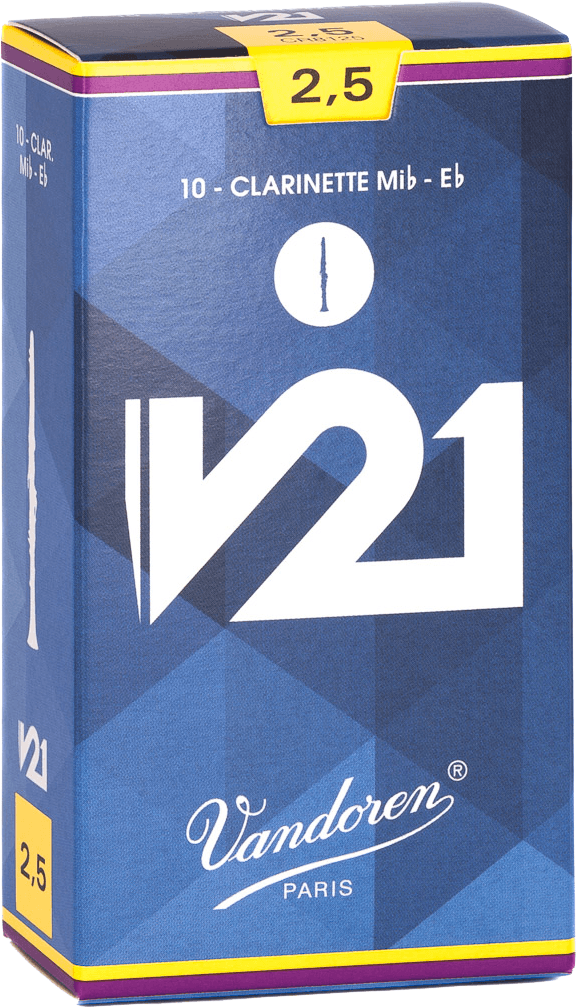 Vandoren CR8125 V21 Rieten voor Eb-klarinet 2,5 - 10 stuks