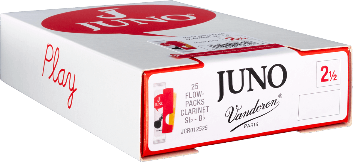 Vandoren JCR012525 Juno Rieten voor Bb-klarinet 2,5 - 25 stuks