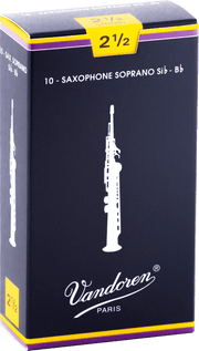 Vandoren SR2025 Traditional Rieten voor Sopraansaxofoon 2,5 - 10 stuks