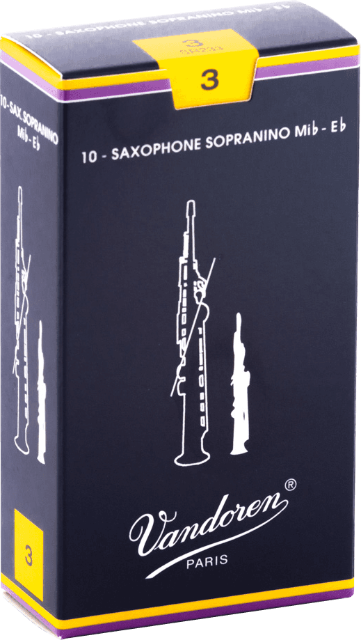 Vandoren SR233 Traditional Rieten voor Sopraninosaxofoon 3 - 10 stuks