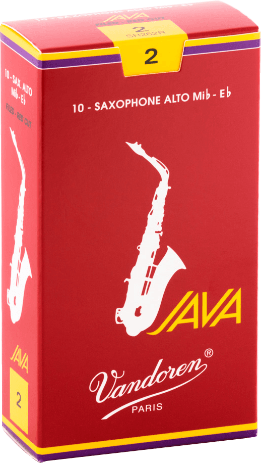 Vandoren SR262R JAVA Red Rieten voor Altsaxofoon 2 - 10 stuks