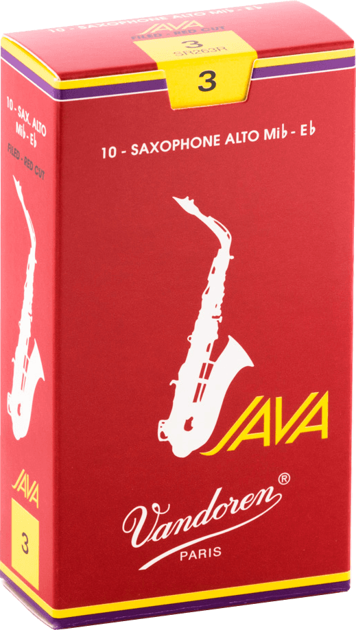 Vandoren SR263R JAVA Red Rieten voor Altsaxofoon 3 - 10 stuks