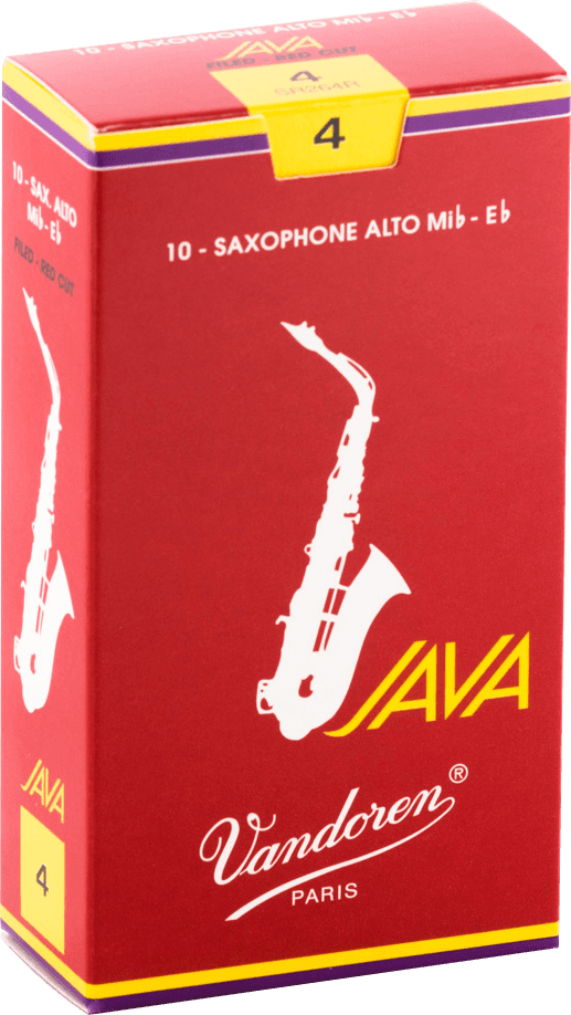 Vandoren SR264R JAVA Red Rieten voor Altsaxofoon 4 - 10 stuks