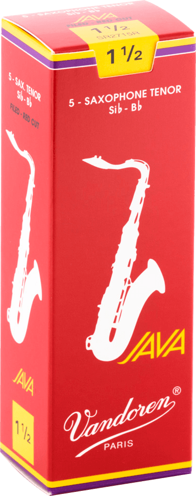 Vandoren SR2715R JAVA Red Rieten voor Tenorsaxofoon 1,5 - 5 stuks