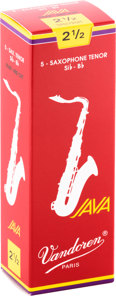 Vandoren SR2725R JAVA Red Rieten voor Tenorsaxofoon 2,5 - 5 stuks