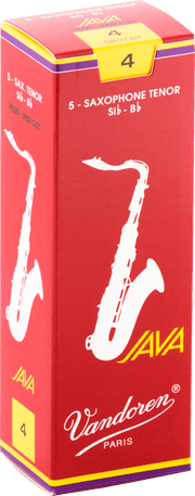 Vandoren SR274R JAVA Red Rieten voor Tenorsaxofoon 4 - 5 stuks
