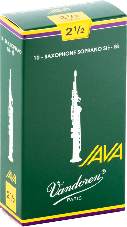 Vandoren SR3025 JAVA Rieten voor Sopraansaxofoon 2,5 - 10 stuks