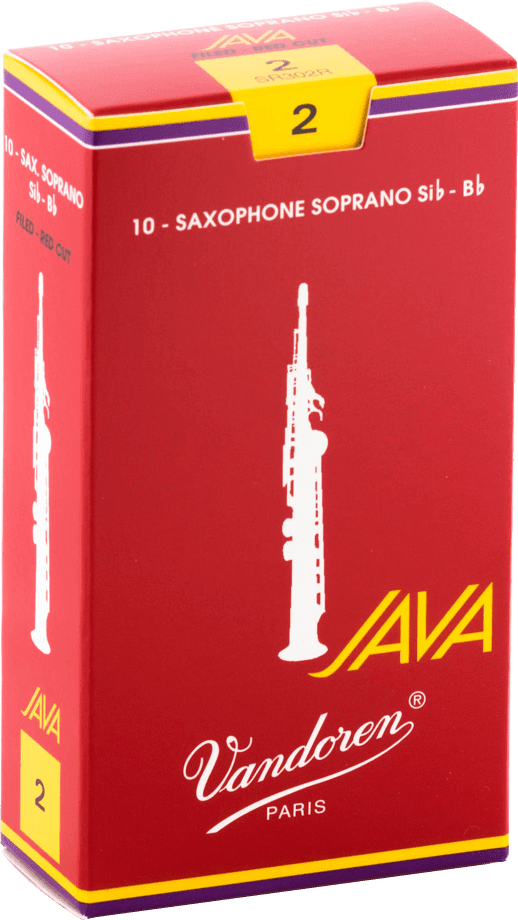 Vandoren SR302R JAVA Red Rieten voor Sopraansaxofoon 2 - 10 stuks