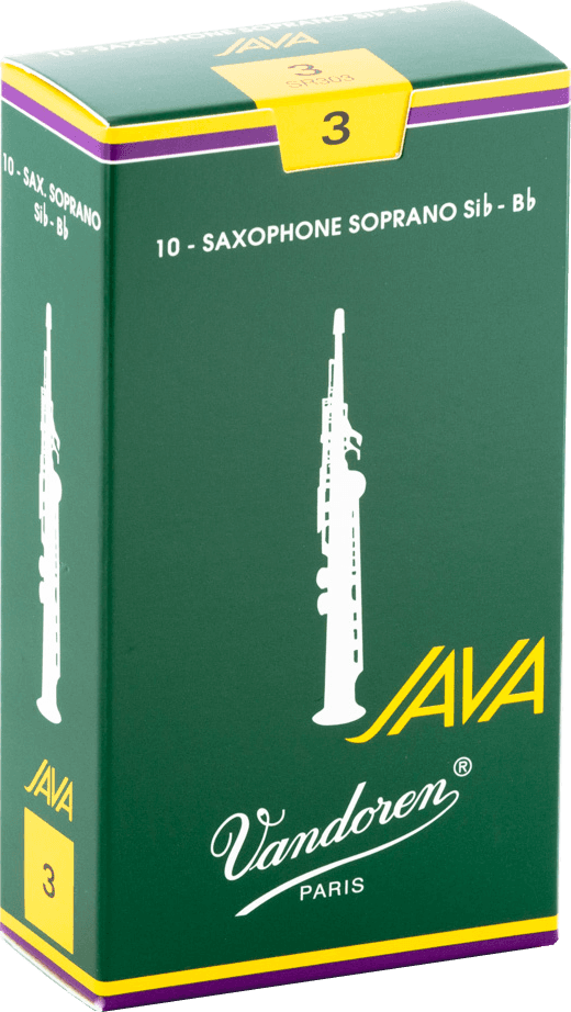 Vandoren SR303 JAVA Rieten voor Sopraansaxofoon 3 - 10 stuks