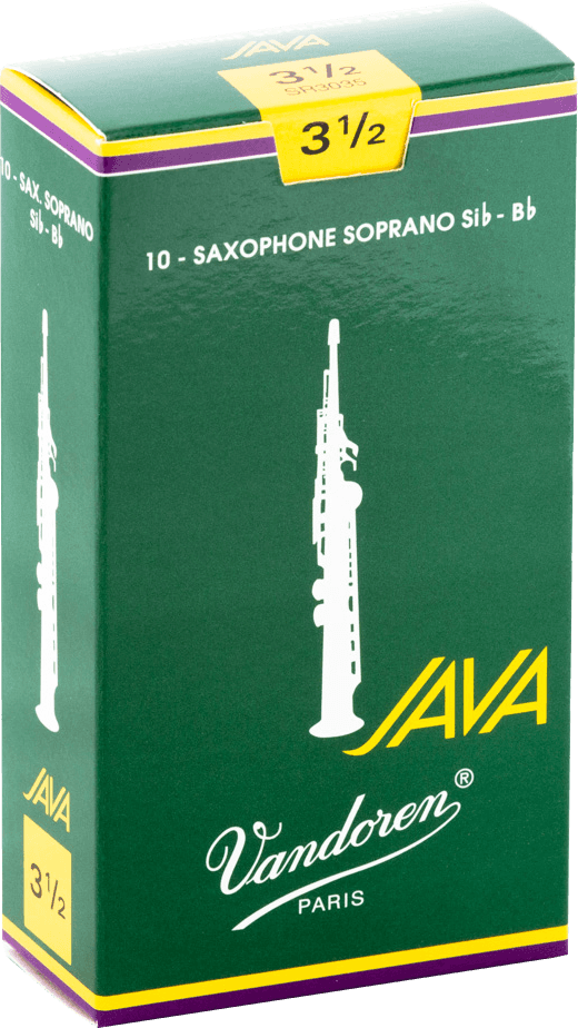 Vandoren SR3035 JAVA Rieten voor Sopraansaxofoon 3,5 - 10 stuks