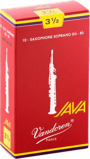 Vandoren SR3035R JAVA Red Rieten voor Sopraansaxofoon 3,5 - 10 stuks