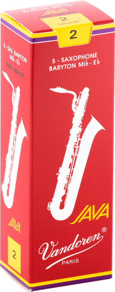Vandoren SR342R JAVA Red Rieten voor Baritonsaxofoon 2 - 5 stuks