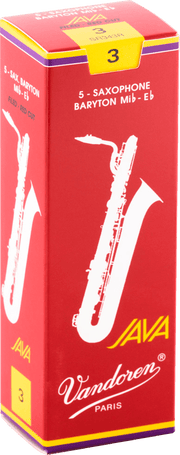 Vandoren SR343R JAVA Red Rieten voor Baritonsaxofoon 3 - 5 stuks