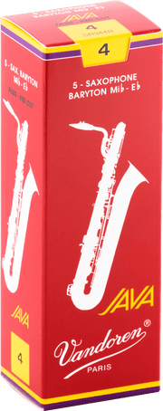 Vandoren SR344R JAVA Red Rieten voor Baritonsaxofoon 4 - 5 stuks