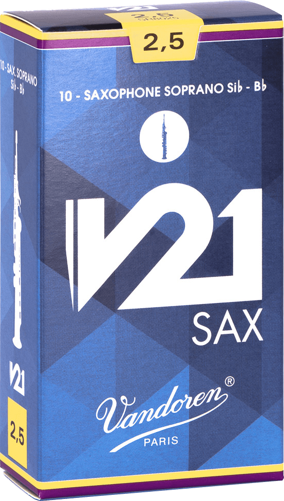 Vandoren SR8025 V21 Rieten voor Sopraansaxofoon 2,5 - 10 stuks
