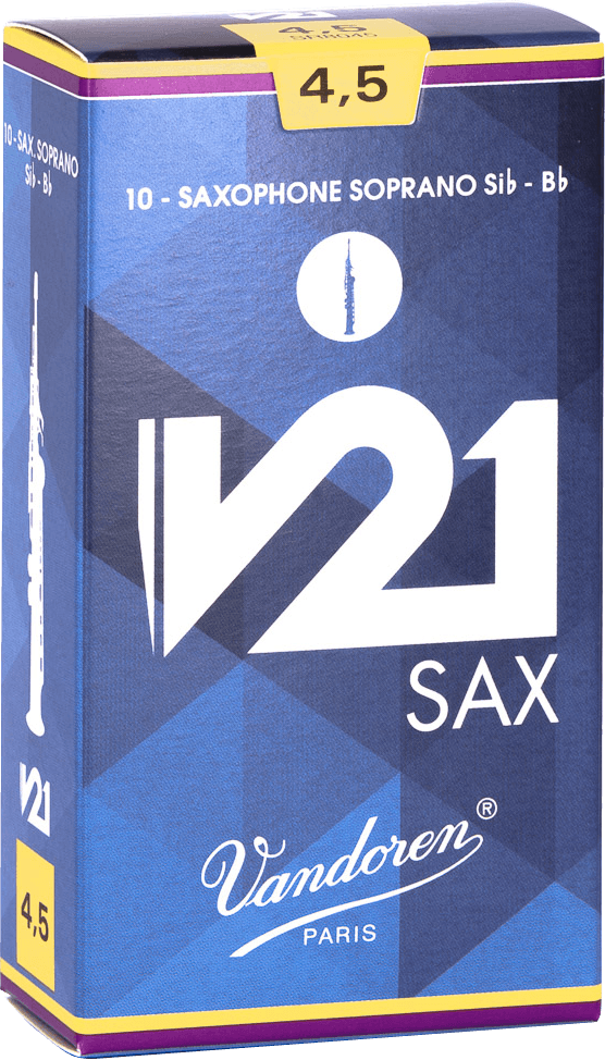 Vandoren SR8045 V21 Rieten voor Sopraansaxofoon 4,5 - 10 stuks