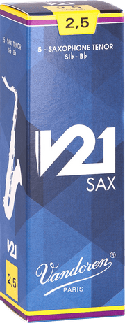 Vandoren SR8225 V21 Rieten voor Tenorsaxofoon 2,5 - 5 stuks
