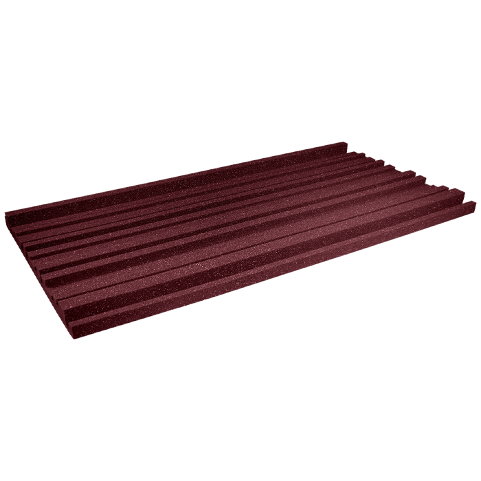 Auralex - Ax2metrobur12 - Auralex 2 Inch Studiofoam Metro, 12-Pack 12-61x122cm Panel, Burgundy