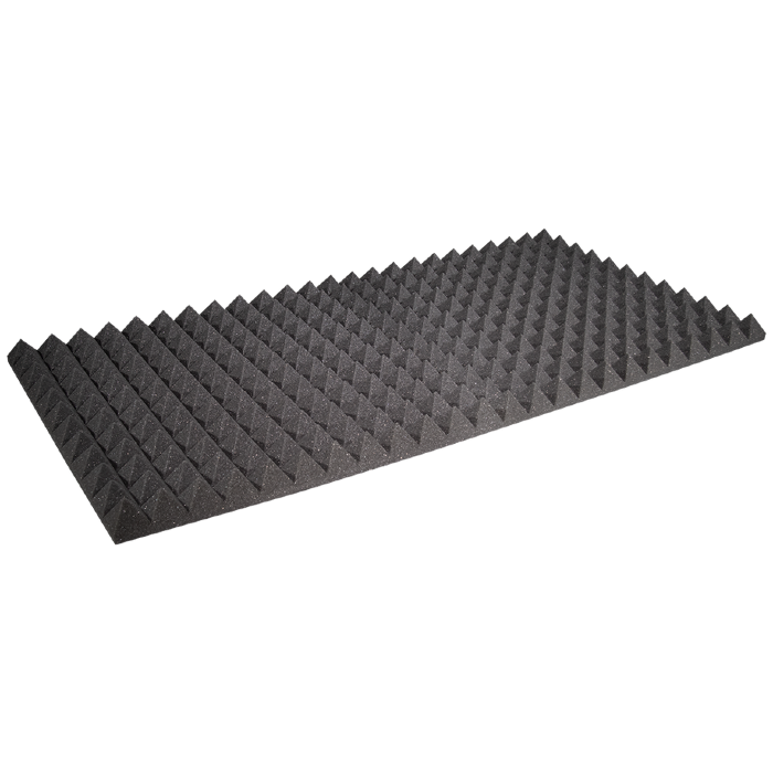 Auralex - Ax2pyr24cha12 - Auralex 2 Inch Studiofoam Pyramid, 12-Pack 12-61x122cm Panel, Charcoal