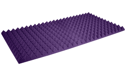 Auralex - Ax2pyr24pur12 - Auralex 2 Inch Studiofoam Pyramid, 12-Pack 12-61x122cm Panel, Purple