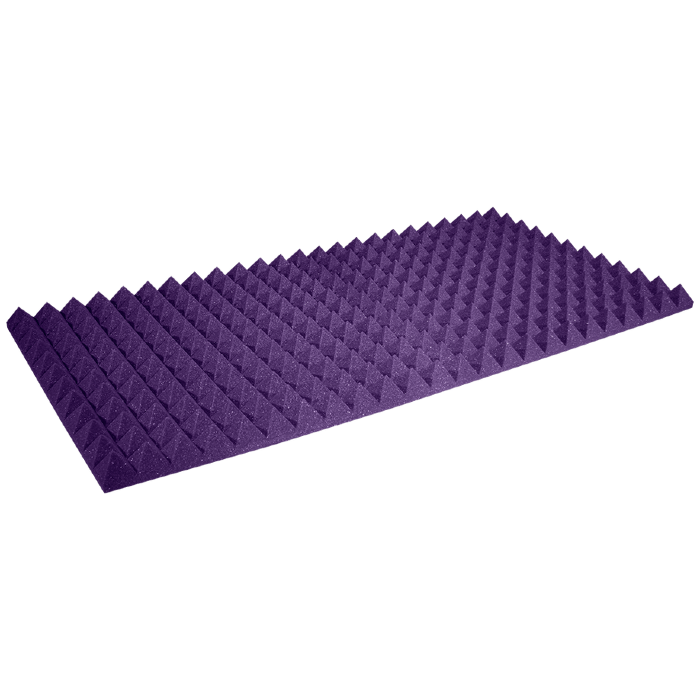 Auralex - Ax2pyr24pur12 - Auralex 2 Inch Studiofoam Pyramid, 12-Pack 12-61x122cm Panel, Purple