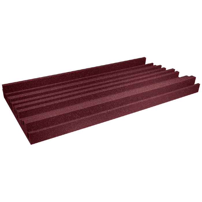 Auralex - Ax4metrobur6 - Auralex 4 Inch Studiofoam Metro, 6-Pack 16-61x122cm Panel, Burgundy