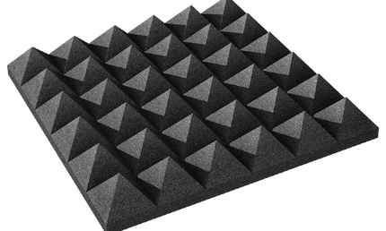Auralex - Ax4pyr22cha6 - Auralex 4 Inch Studiofoam Pyramid, 6-Pack 6-60x60cm, Charcoal