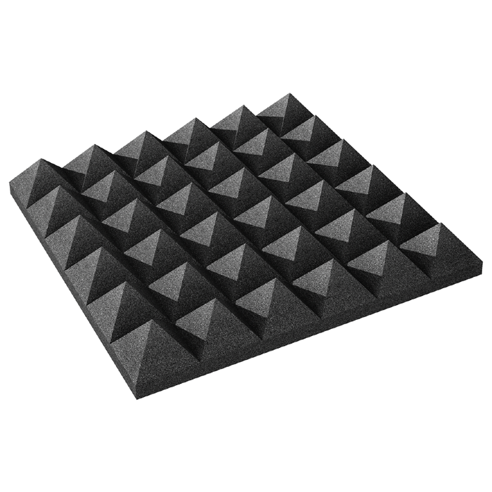 Auralex - Ax4pyr22cha6 - Auralex 4 Inch Studiofoam Pyramid, 6-Pack 6-60x60cm, Charcoal