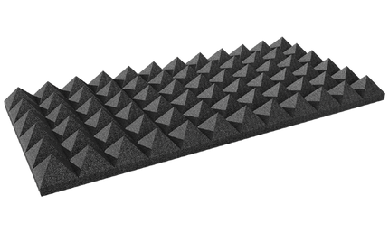 Auralex - Ax4pyr24cha6 - Auralex 4 Inch Studiofoam Pyramid, 6-Pack 6-61x122cm Panel, Charcoal