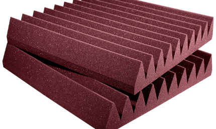 Auralex - Ax4sf22bur6 - Auralex 4 Inch Studiofoam Wedge, 6-Pack 6-60x60cm, Burgundy