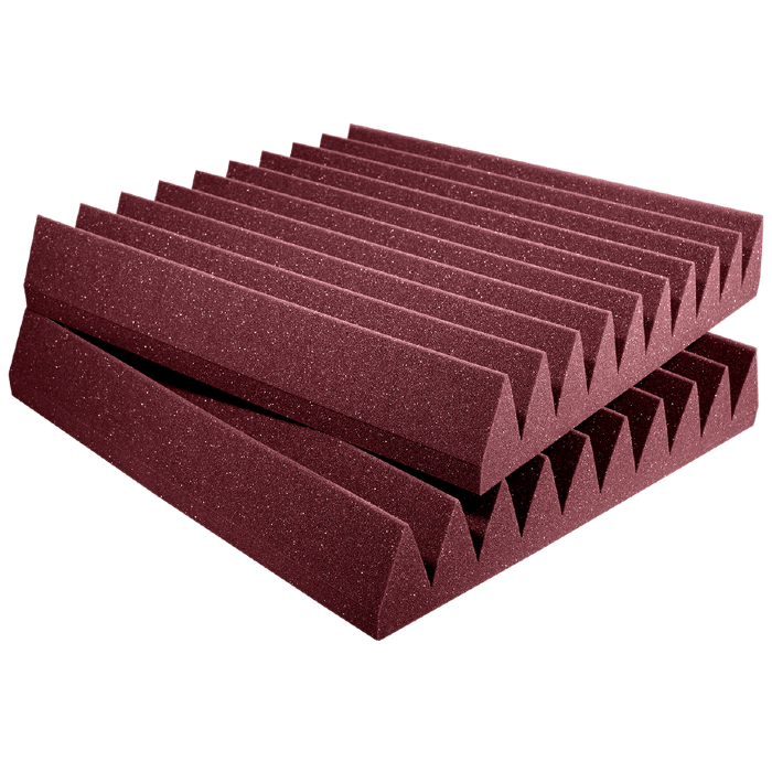 Auralex - Ax4sf22bur6 - Auralex 4 Inch Studiofoam Wedge, 6-Pack 6-60x60cm, Burgundy
