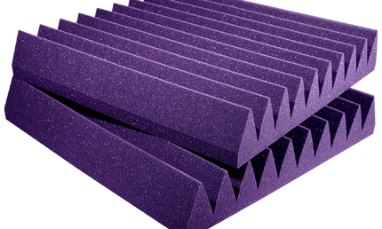 Auralex - Ax4sf22pur6 - Auralex 4 Inch Studiofoam Wedge, 6-Pack 6-60x60cm, Purple