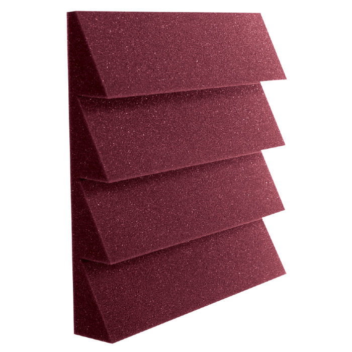 Auralex - Axdst114bur24 - Auralex 2 Inch Dst 114 Panel, 24-Pack 30x30x1cm, Burgundy