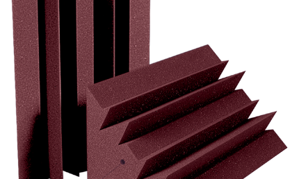 Auralex - Axdstlenbur4 - Auralex Dst Lenrd Bass Trap, 4-Pack 4-30x30x61cm, Burgundy