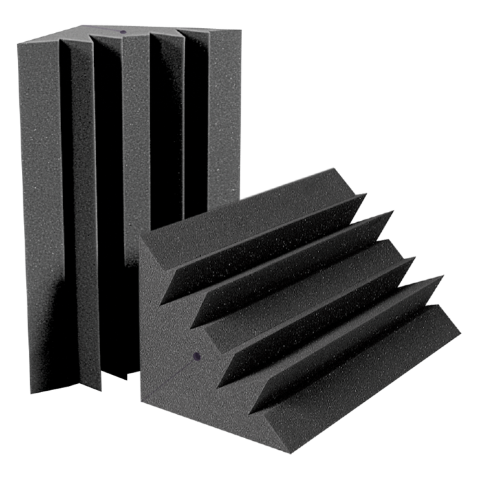 Auralex - Axdstlencha4 - Auralex Dst Lenrd Bass Trap, 4-Pack 4-30x30x61cm, Charcoal