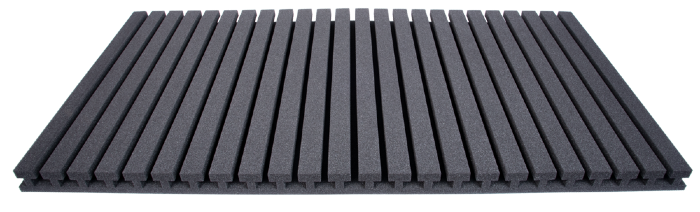 Auralex 2 inch Studiofoam-T, 12-Pack 12-61x122cm panel, Charcoal