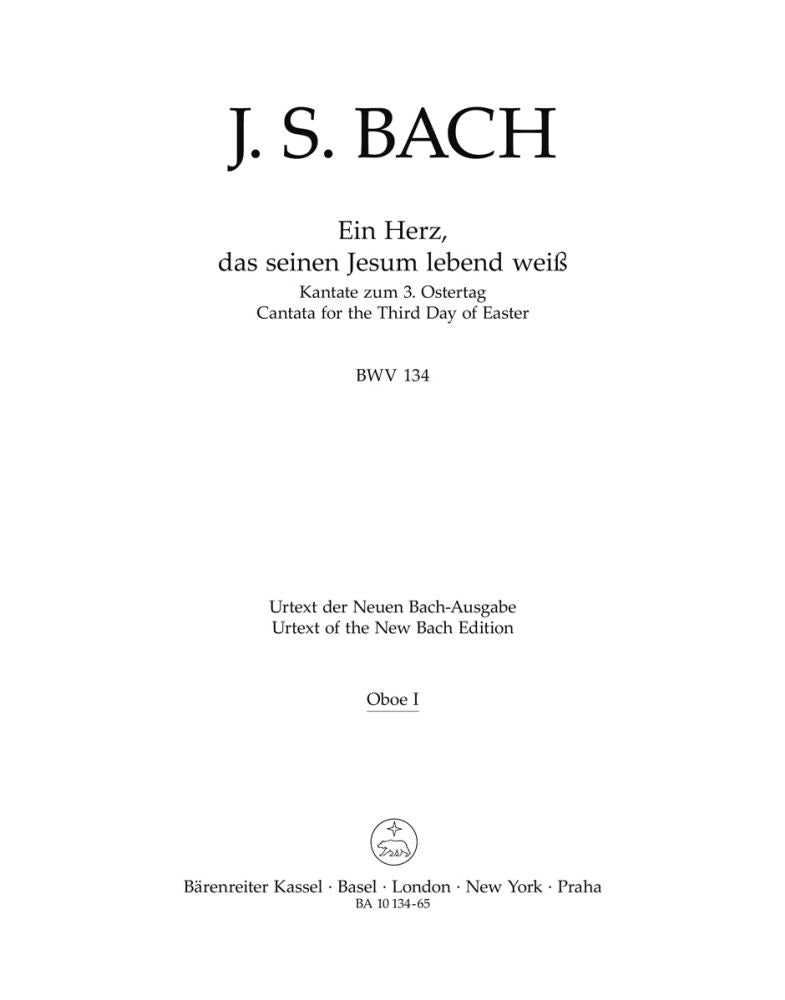 Bach: Kantate BWV 134  Ein Herz, das seinem Jesum lebend weiss  (Set)