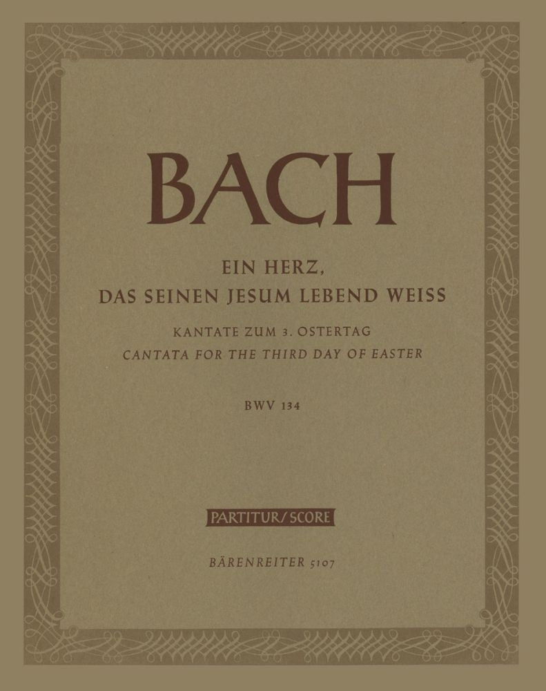 Bach: Kantate BWV 134  Ein Herz, das seinem Jesum lebend weiss afbeelding 2