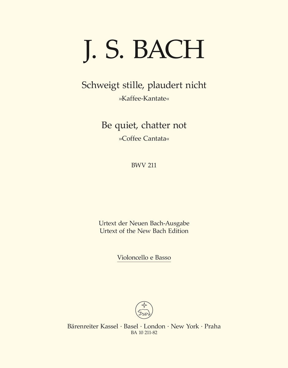 Bach: Schweigt stille, plaudert nicht BWV 211 Kaffee-Kantate (Cello/Kontrabas) afbeelding 2