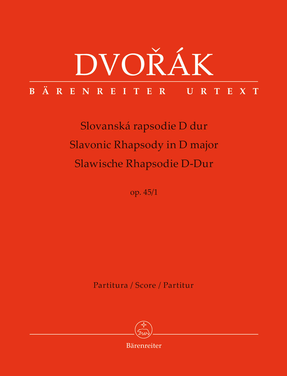Dvorak: Slavonic Rhapsody in D maj op. 45/1 afbeelding 2