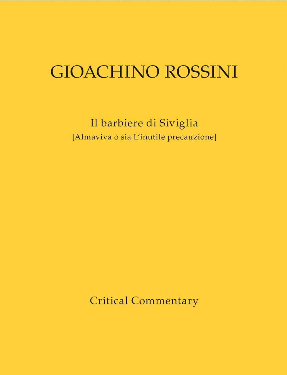 Gioachino Rossini: The Barber of Seville(Commedia in due atti) afbeelding 2