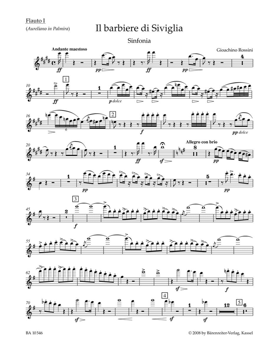 Gioachino Rossini: Il barbiere di Siviglia Sinfonia Ouverture (Set)