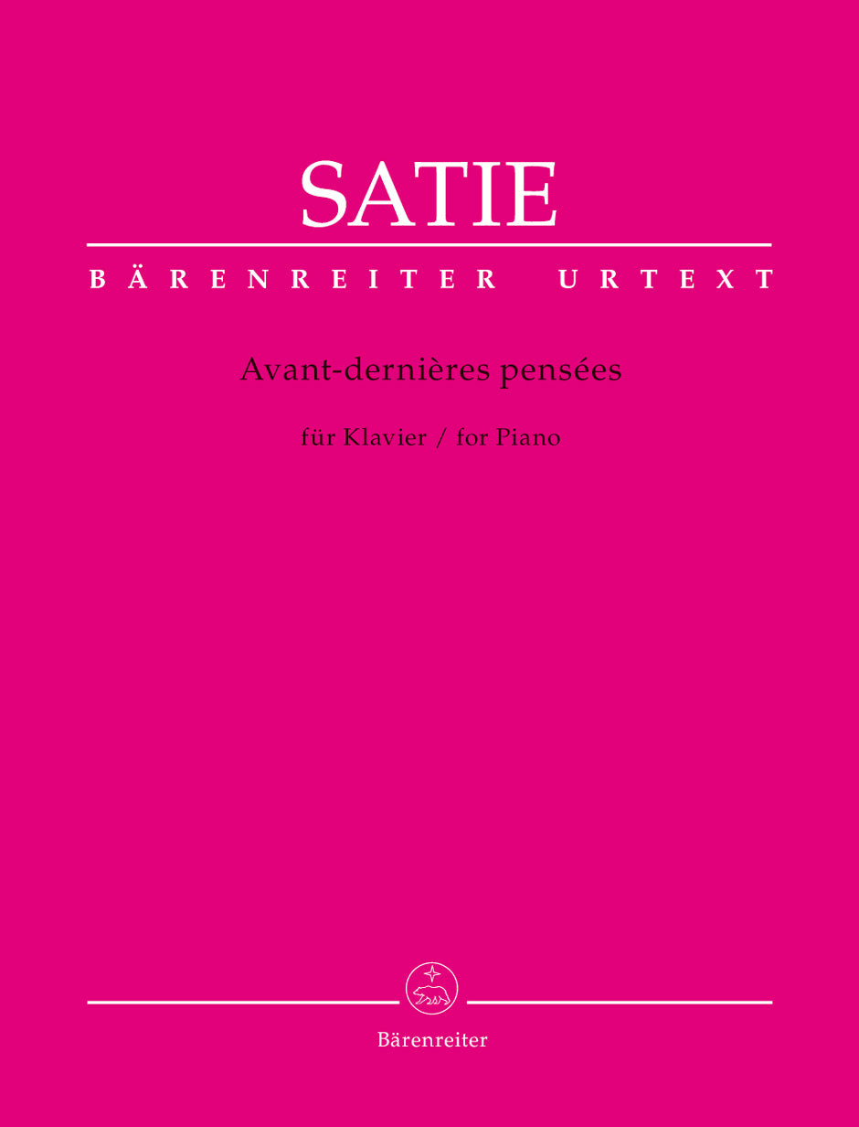 Erik Satie: Avant-dernieres pensees for Piano