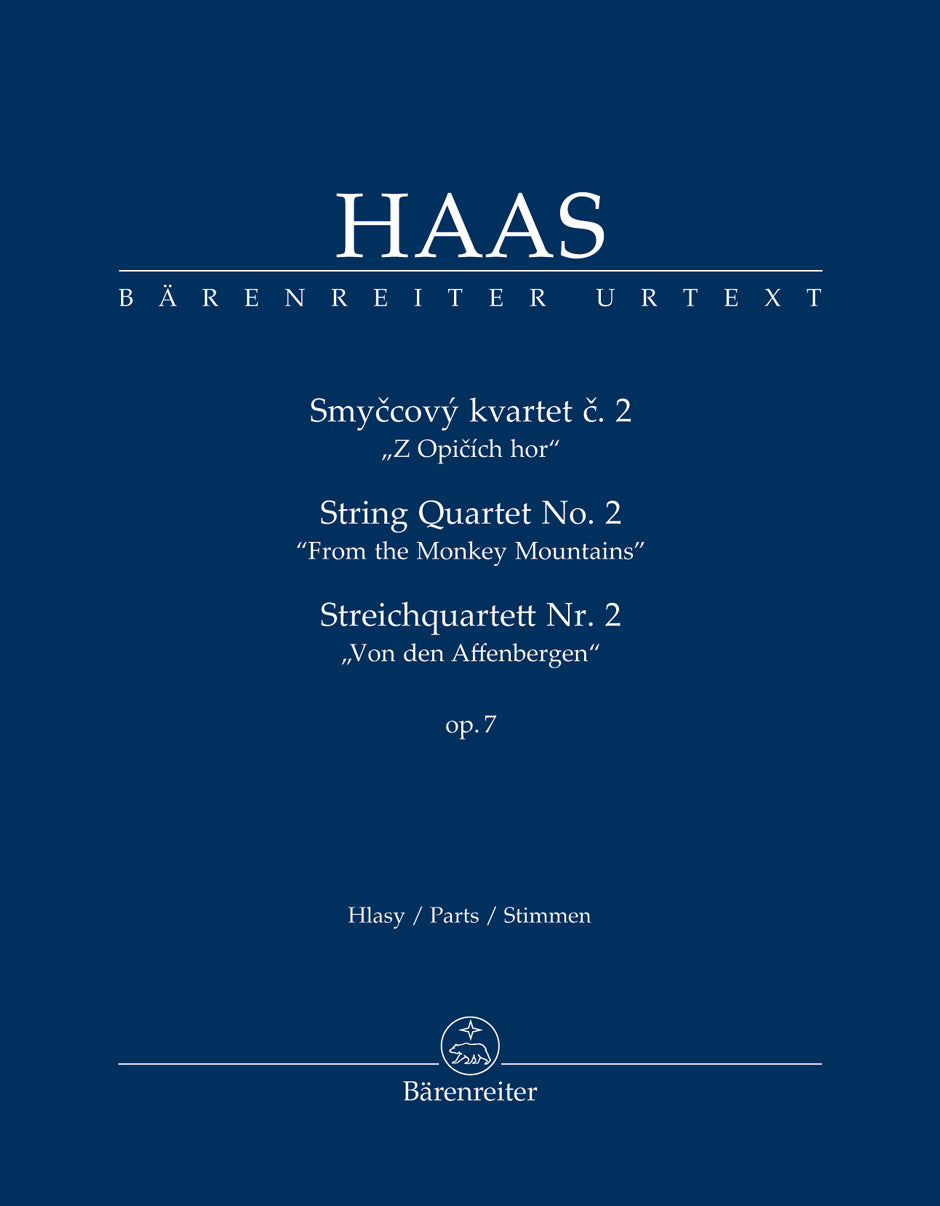 Haas: String Quartet no. 2 op. 7 From the Monkey Mountains