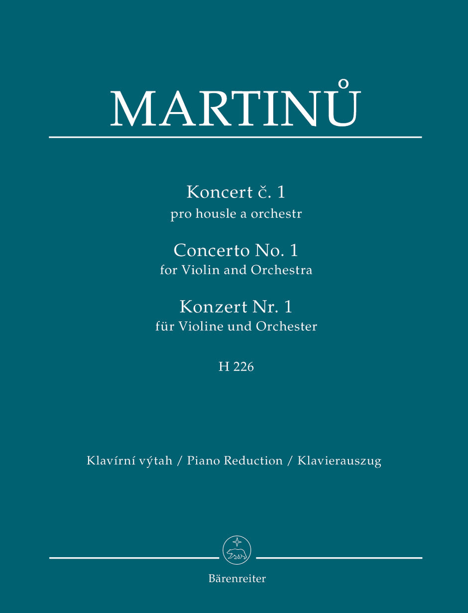 Martinu: Concerto for Violin and Orchestra no. 1 H 226