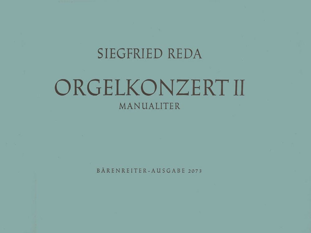 Orgelkonzert II manualiter (1947)