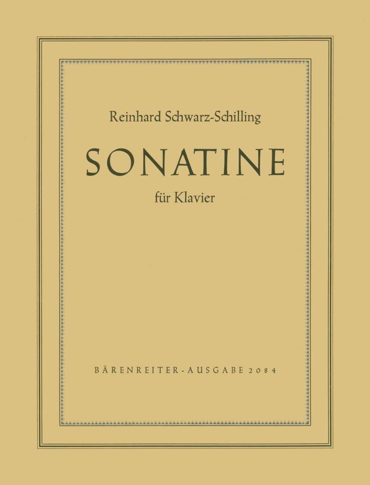 Reinhard Schwarz-Schilling: Sonatina