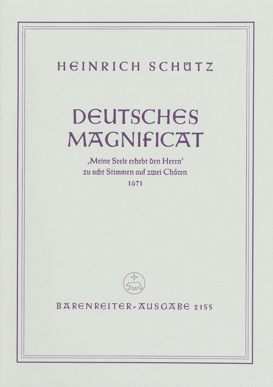 Deutsches Magnificat aus "Schwanengesang" (1671) - German Magnificat from "Schwanengesang" (1671)